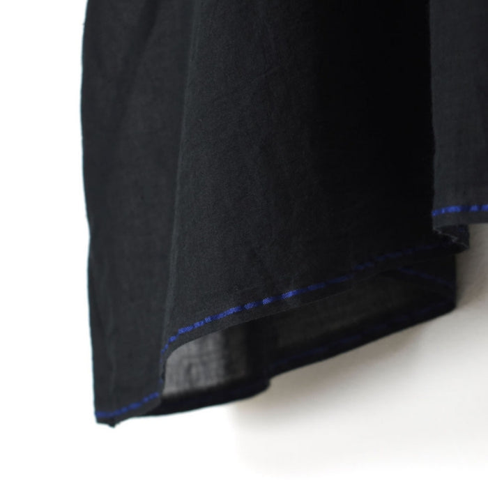 SOIL | SUPER FINE VOILE PLAIN WITH SELVEDGE GATHERED SMOCK