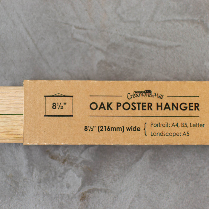 Oak Poster Hanger - Tiny