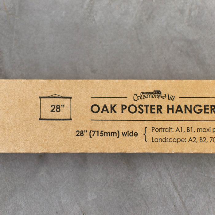 Oak Poster Hanger - Long