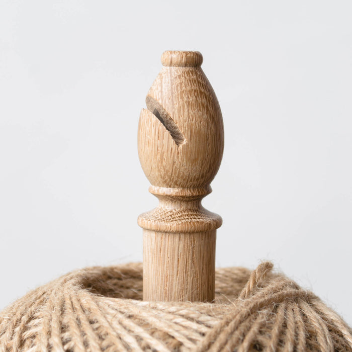 Bishop Twine Stand with cutter S Natural Jute