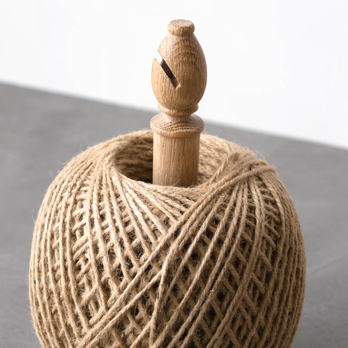 Bishop Twine Stand with cutter L Natural Jute