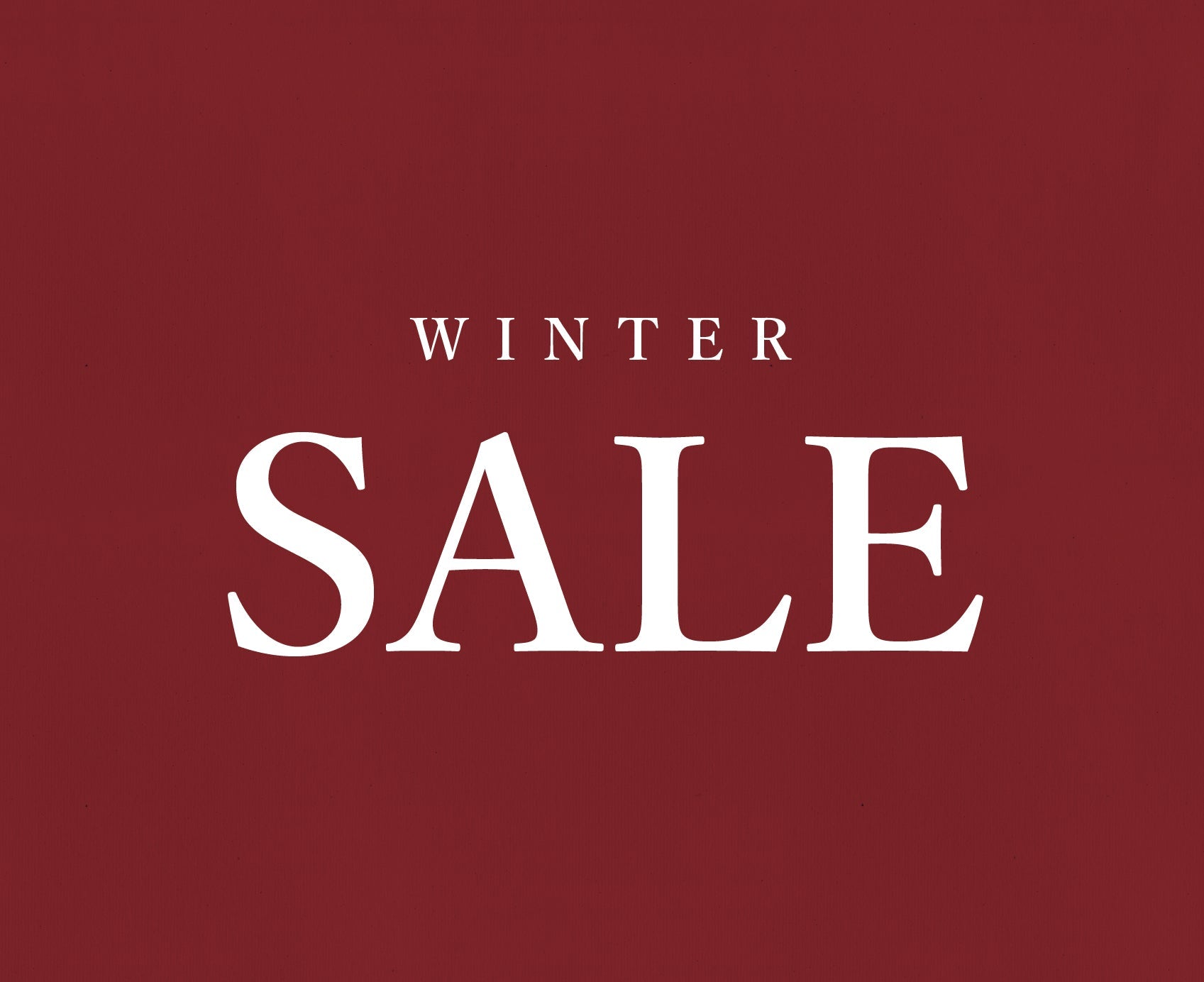 WINTER SALE
