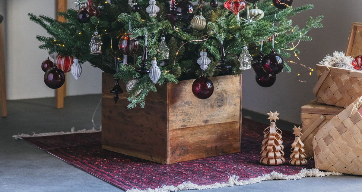 ANTRYクリスマスツリー / フットフェンス　セット クリスマスツリーベース・カバー | ツリー足元のマット・ボックス・脚