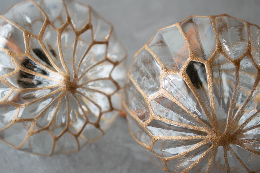 No.5 Line ball copper | ガラスオーナメント 4個セット