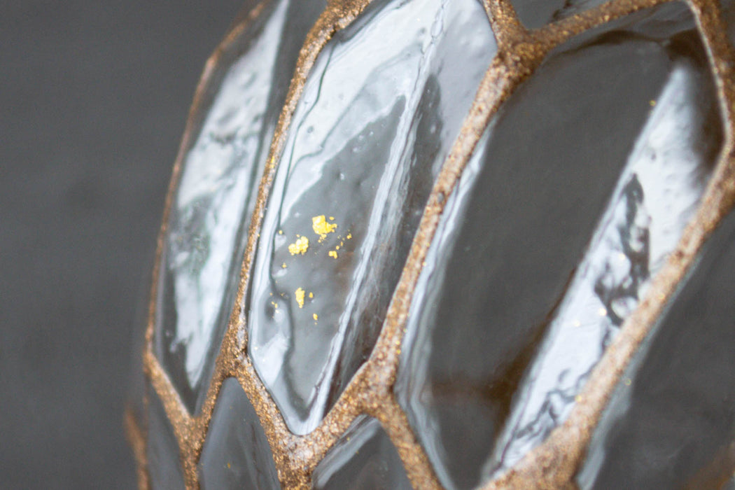 No.5 Line ball copper | ガラスオーナメント 4個セット