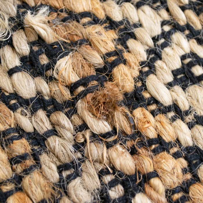 KAIRA jute rug black diamond — ANTRY USE ONLY GENUINE