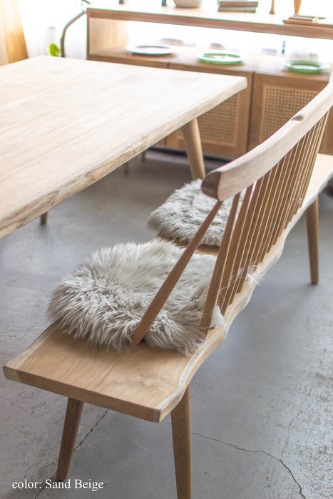 シープスキンチェアパッド