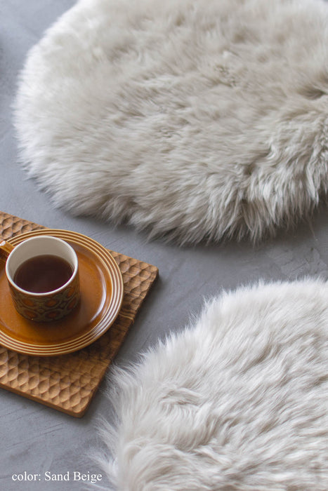 シープスキンチェアパッド