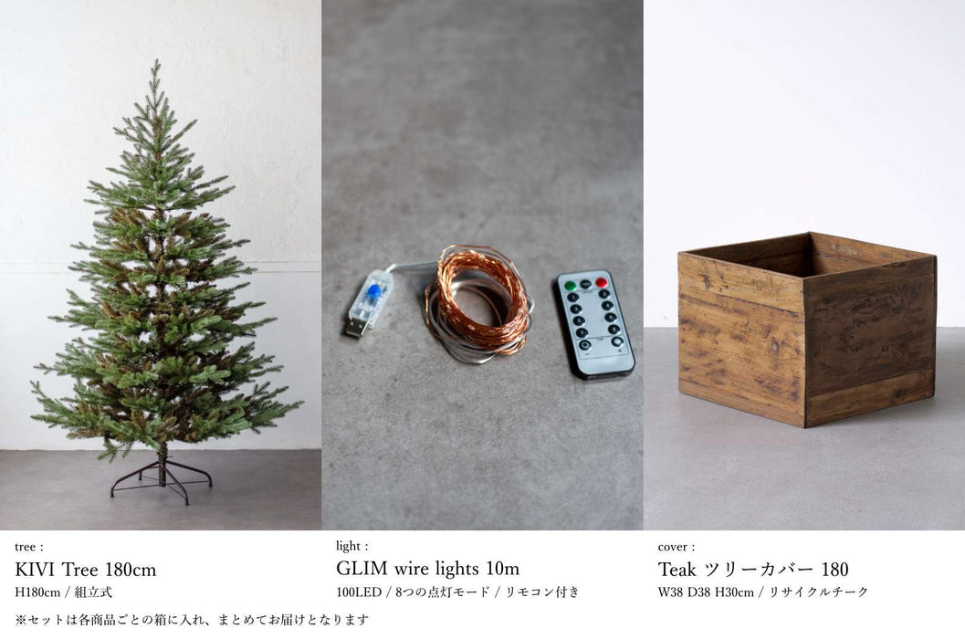 基本の3点セット（選べるツリー・カバー・ライト）