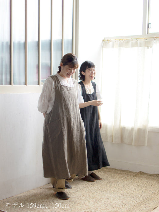 Linen ワンピースエプロン — ANTRY USE ONLY GENUINE