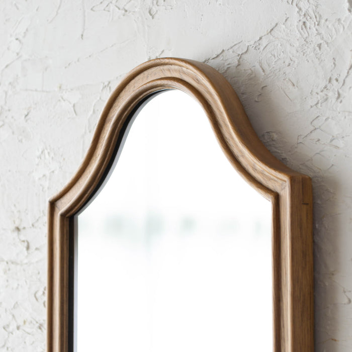 [Reservation] Oak frame mirror Oval (scheduled to arrive in late April - late May)