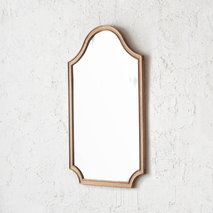 Hall wood mirror