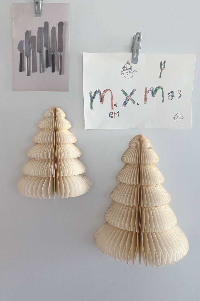 【正規品】パワーツリー 美品 PAPIER tree -laura｜折り畳み式ペーパーツリー3サイズセットで華やか