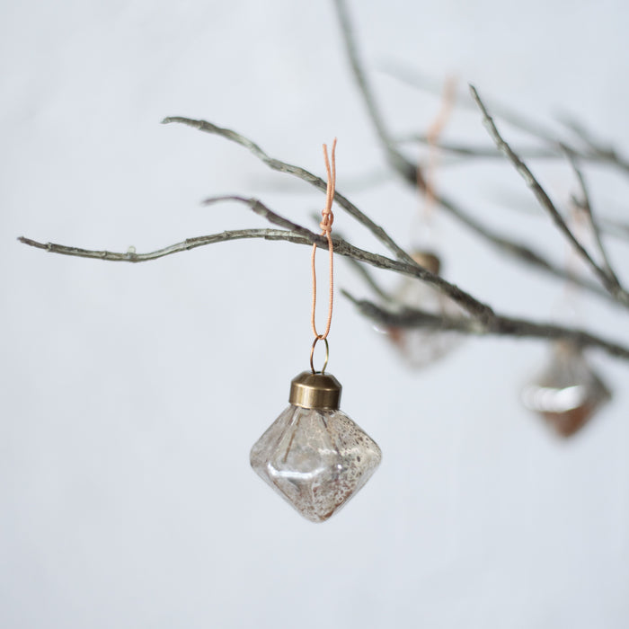 No.36 Petit Silver Jewel 3cm | Glass ornaments, pack of 12