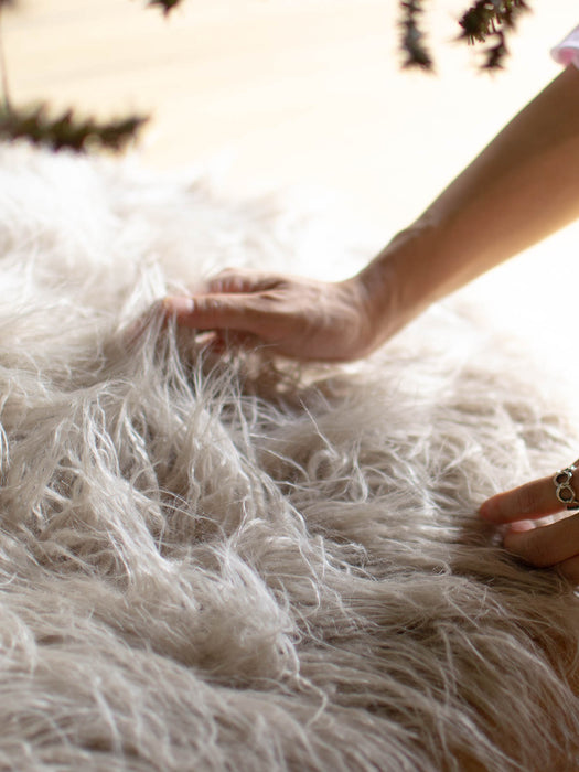 Eco-fur tree skirt