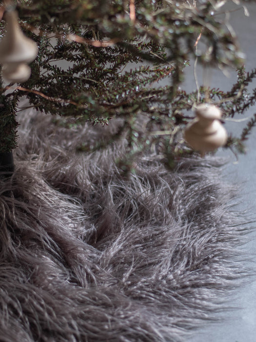 Eco-fur tree skirt