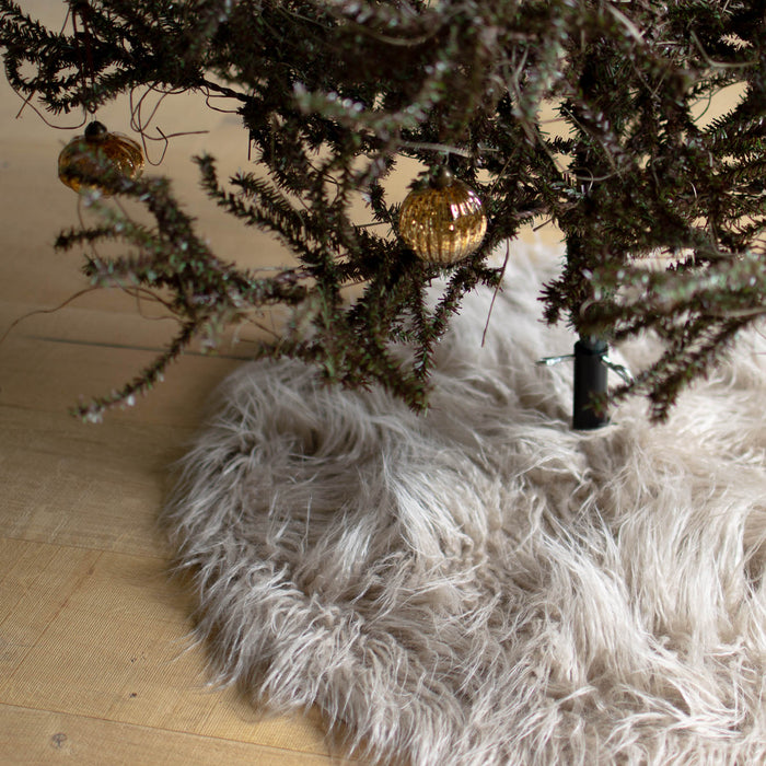 eco-fur tree skirt