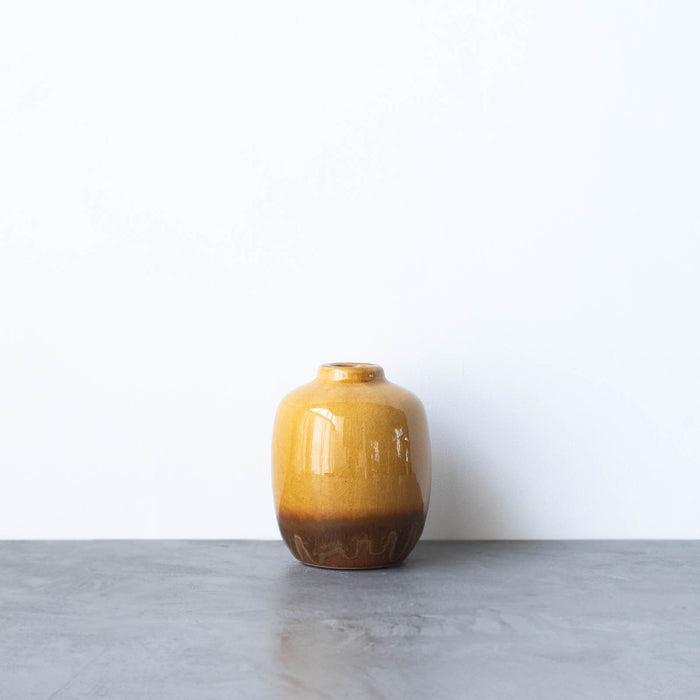 Oval Glaze Vase