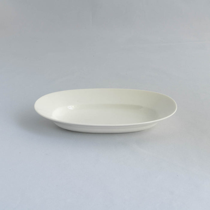 yumiko iihoshi porcelain | Oval プレート（dew white）