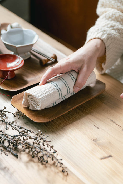 キッチンタオル2枚組 ワッフル 35×50