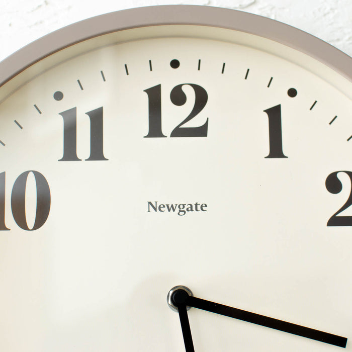 NEWGATE | Number Four Wall Clock − Stone Grey