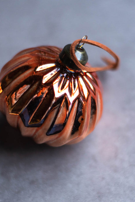 No.61 Copper Crystal & Ball 8cm | ガラスオーナメント 8個入り