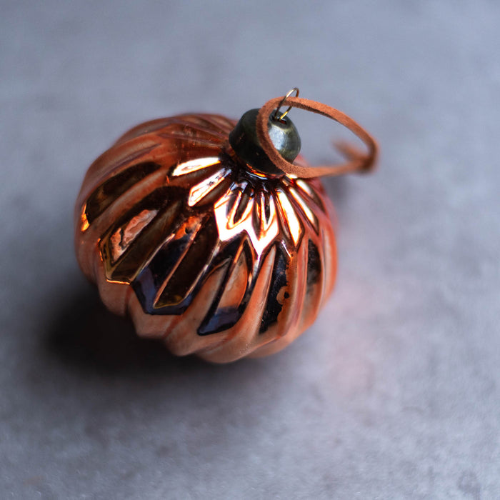 No.61 Copper Crystal & Ball 8cm | ガラスオーナメント 8個入り