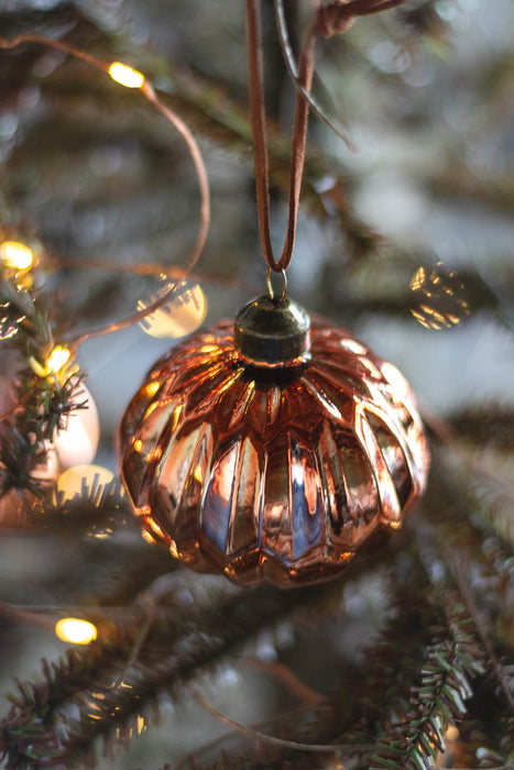 No.61 Copper Crystal & Ball 8cm | ガラスオーナメント 8個入り