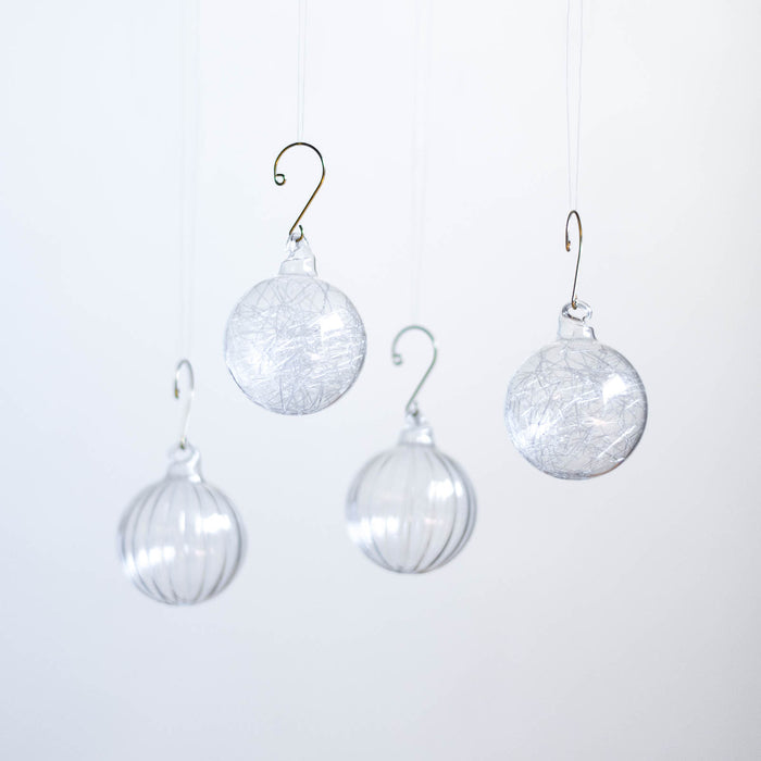 No.45 Winter 6cm | Glass ornaments (4 pieces)