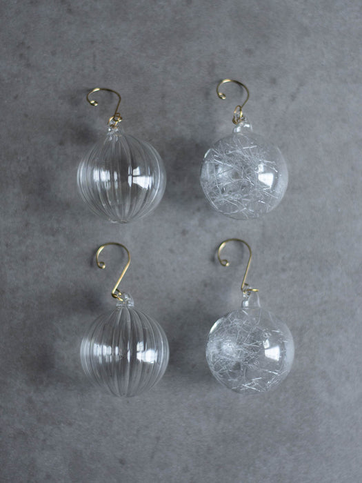 No.45 Winter 6cm | Glass ornaments (4 pieces)