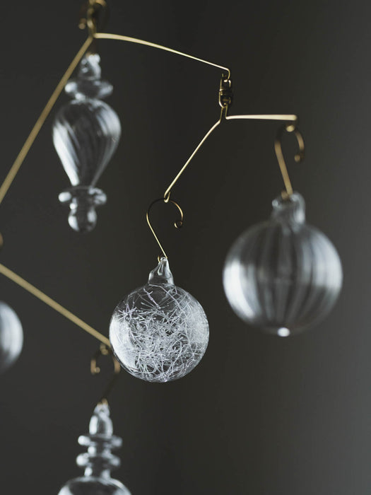 No.45 Winter 6cm | Glass ornaments (4 pieces)