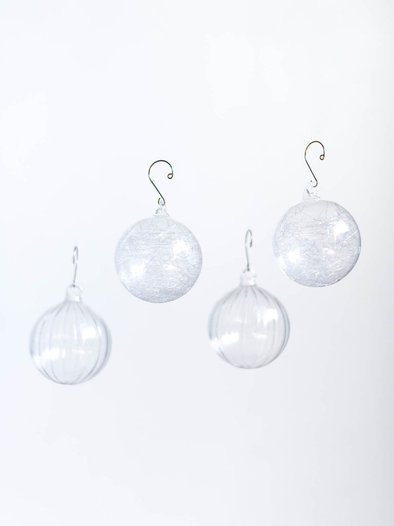 【希少】 オーナメント グレー 廃盤品 No.46 Hiver 8cm | ガラスオーナメント 4個入り — ANTRY USE ONLY GENUINE