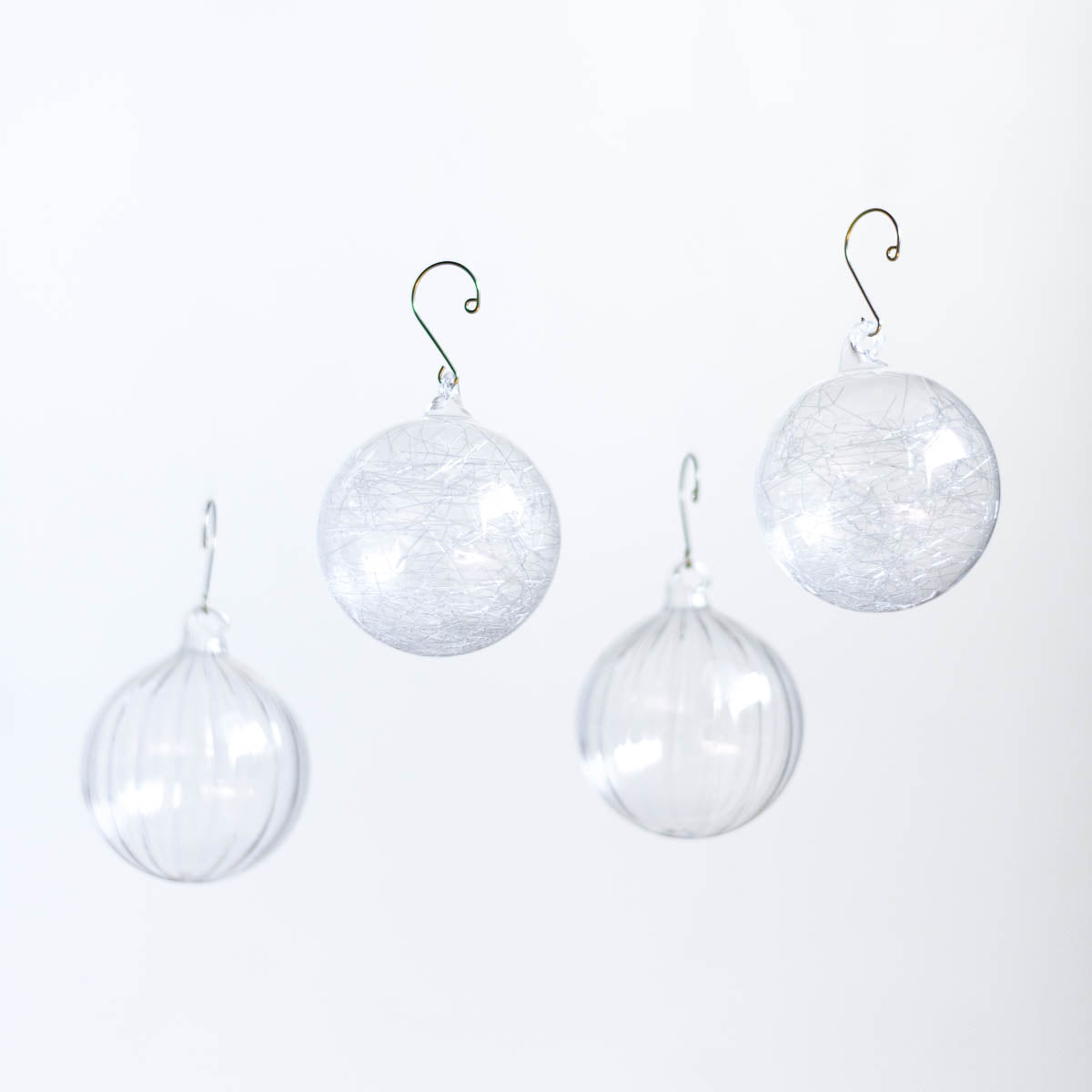 No.46 Hiver 8cm | ガラスオーナメント 4個入り — ANTRY USE ONLY GENUINE