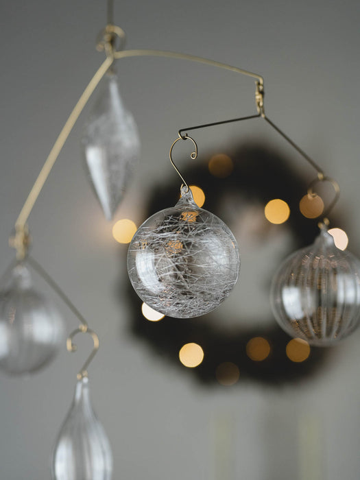 No.46 Winter 8cm | Glass ornaments (4 pieces)