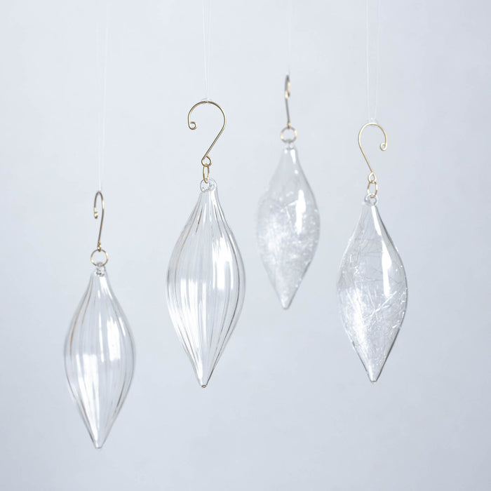 No.47 Long Winter H12cm | Glass ornaments (4 pieces)