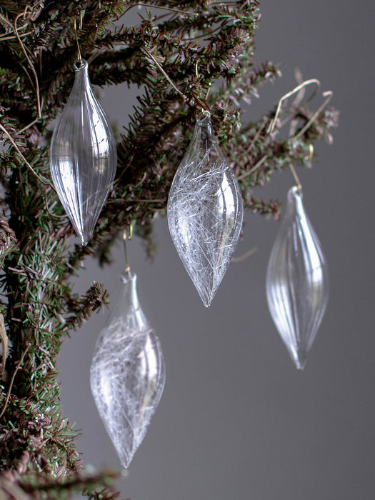 No.47 Long Winter H12cm | Glass ornaments (4 pieces)