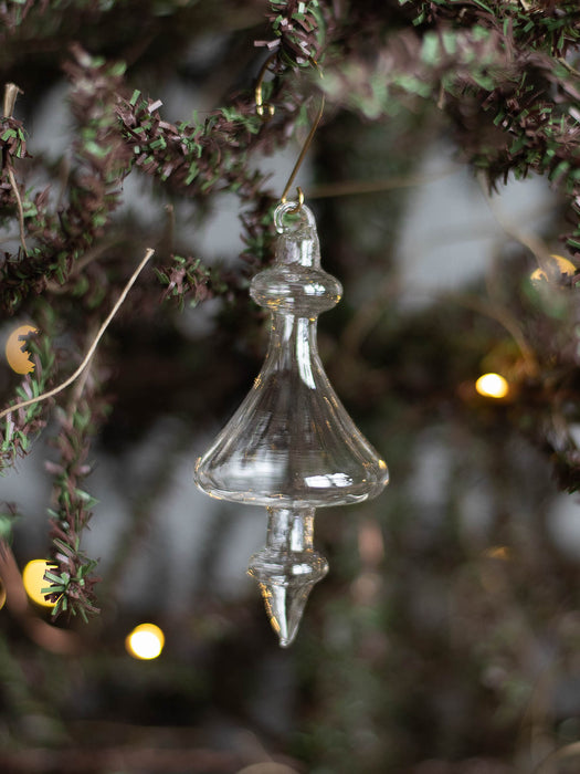 No.48 Lily Clear H12cm | Glass ornaments (set of 6)