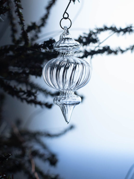 No.48 Lily Clear H12cm | Glass ornaments (set of 6)