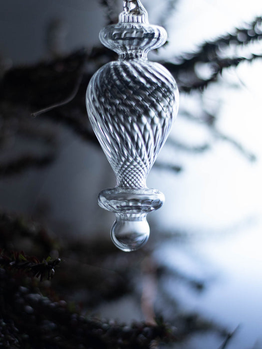 No.48 Lily Clear H12cm | Glass ornaments (set of 6)