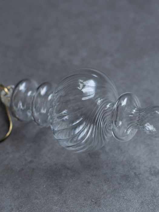 No.48 Lily Clear H12cm | Glass ornaments (set of 6)