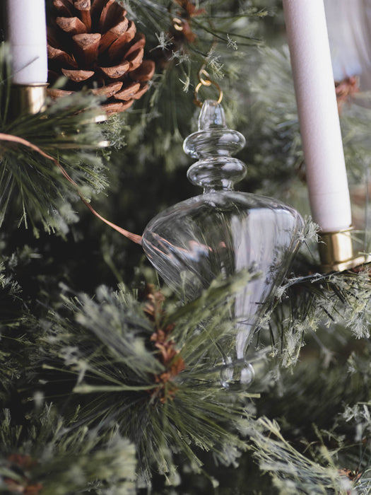 No.48 Lily Clear H12cm | Glass ornaments (set of 6)