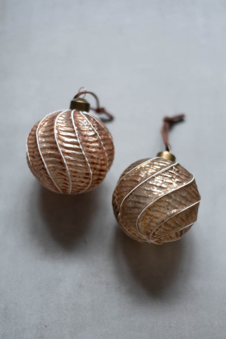 No.51 Blancbelle 8cm | ガラスオーナメント 4個入り