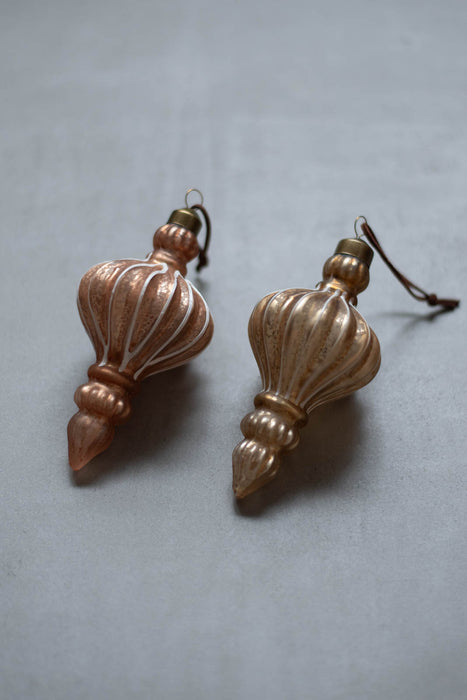 No.52 Blancbelle long H13cm | ガラスオーナメント 4個入り