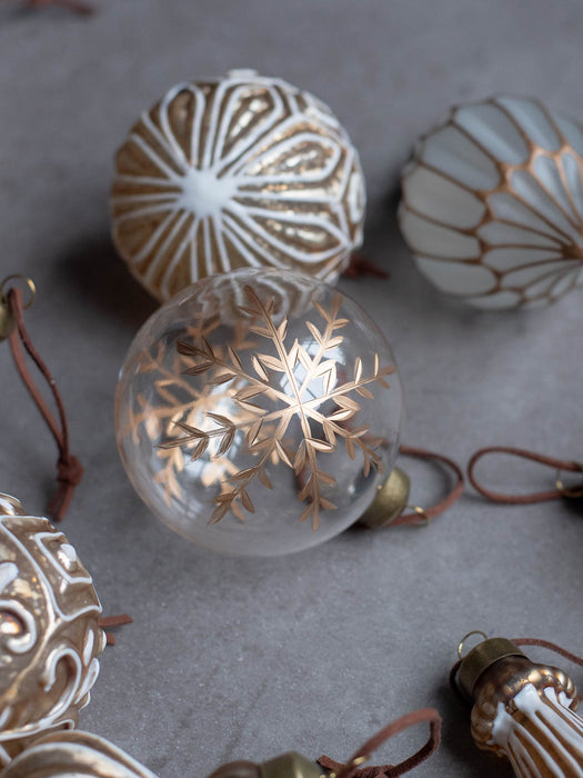 No.53 Lumen 8cm | Glass ornaments (4 pieces)