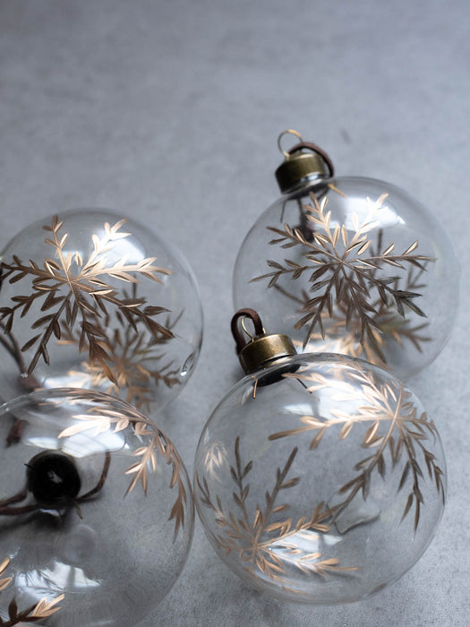 No.53 Lumen 8cm | Glass ornaments (4 pieces)