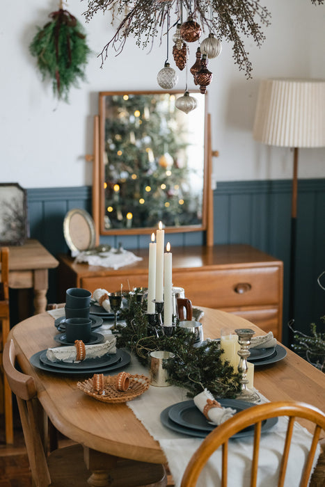 Fringed table runner