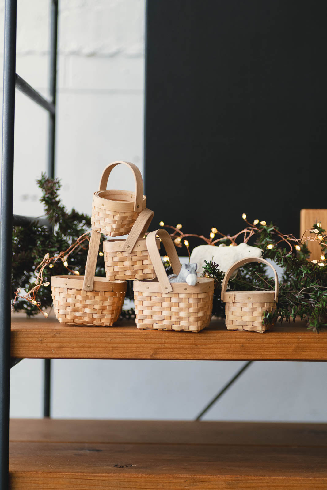 Snokka mini basket set | クラフトミニバスケットオーナメント5個入り