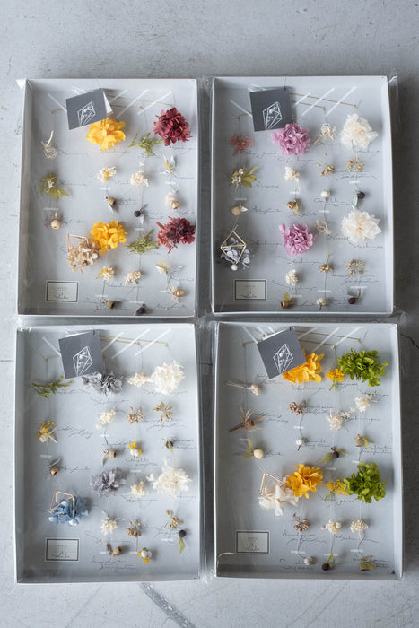 etelä | 花と植物とヒンメリのモビール《Lulu》| ヒンメリ