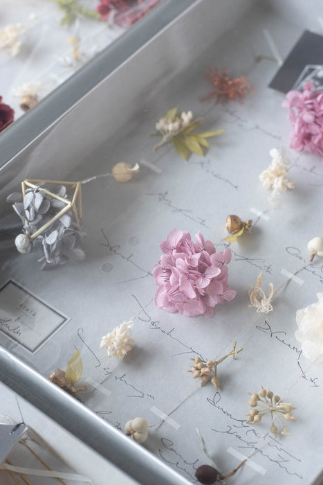 etelä | 花と植物とヒンメリのモビール《Lulu》| ヒンメリ