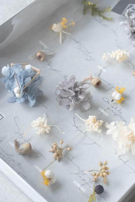 etelä | 花と植物とヒンメリのモビール《Lulu》| ヒンメリ